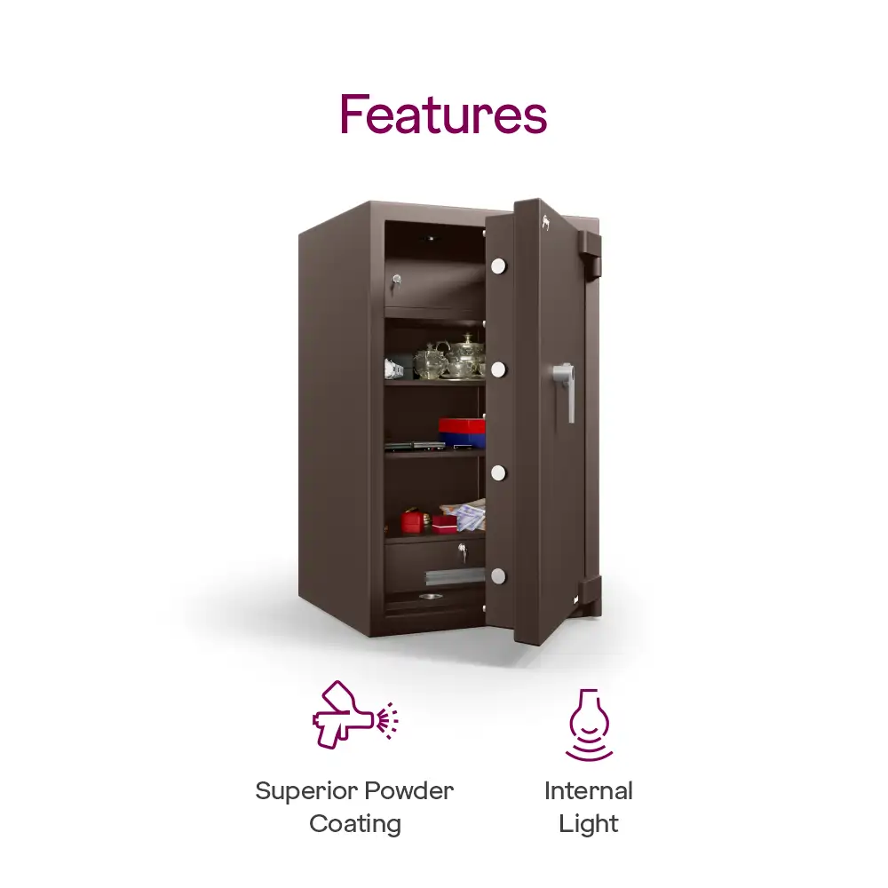 Godrej Matrix 3620 V7 (215L) KL Coffee Brown Home Locker 